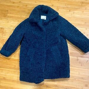ZARA GIRLS NAVY BOUCLE JACKET size 8